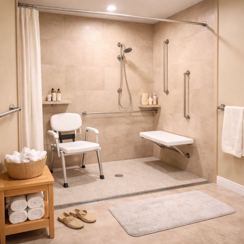 Elderly Shower Installation in Nashua, NH