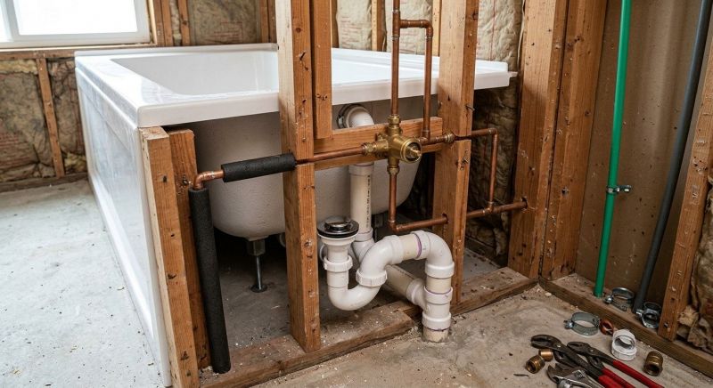 Large Bathtub Installation in Framingham, MA