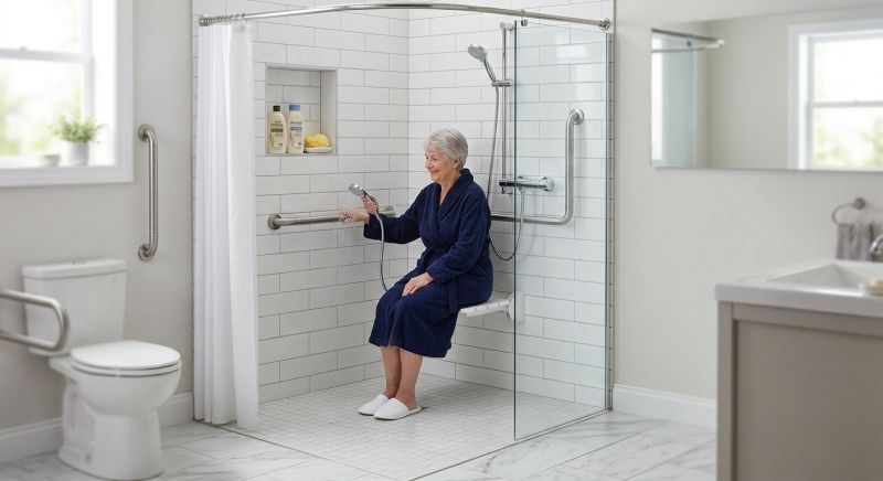 Senior Shower Installation in Sarasota, FL