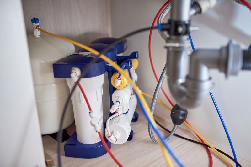 Water Softener with Piping Connections